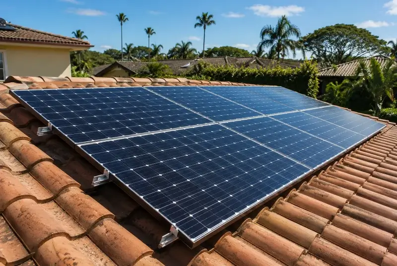 Installation de panneaux solaires à Montmirat